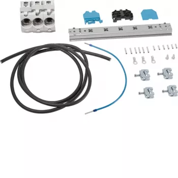 Kit porte-fusible HAGER ZY51T1 pour la protection des circuits secondaires de transformateur de courant, 1 pôle, 0,5 A, 250 V AC, montage sur rail DIN