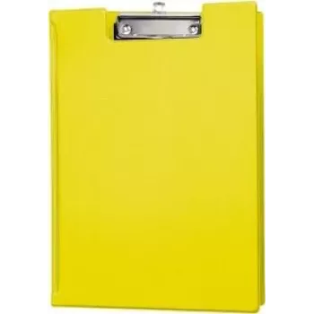 MAUL porte-bloc A4, jaune, carton pelliculé, pince fil plat 2339213