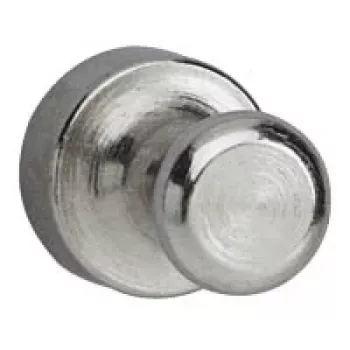 MAUL 6168696 Supermagnet Cylindrical Neodymium Magnets, 10 mm Diameter, 10 Pieces, Silver