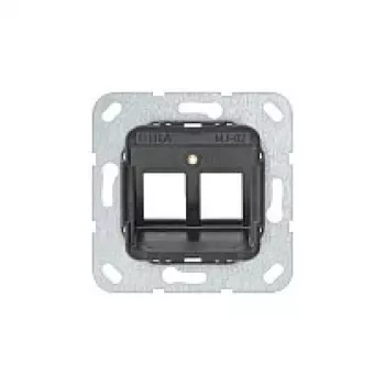 Cadre de montage GIRA Tragring 560200 Modular Jack 2 2 postes