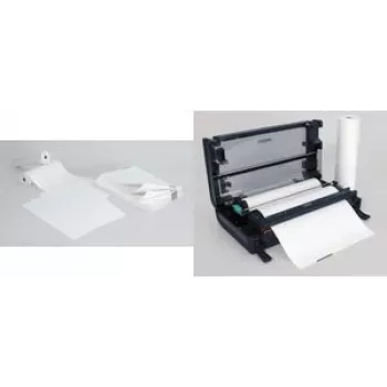 Papier thermique continu premium SIGEL TP111, A4, 76 g/m² topcouché, vierge, perforation croisée, avec marque de contrôle, 1000 feuilles