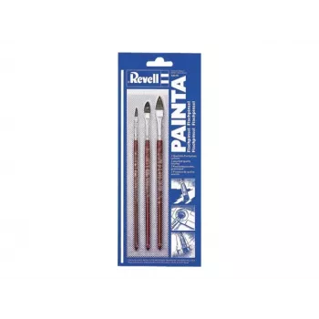 Set de pinceaux plats Revell 3 pièces (29610)