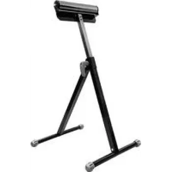 Support à rouleaux KWB 785910, hauteur réglable 670-1000 mm, charge admissible 60 kg, cadre en acier pliable avec rouleau galvanisé