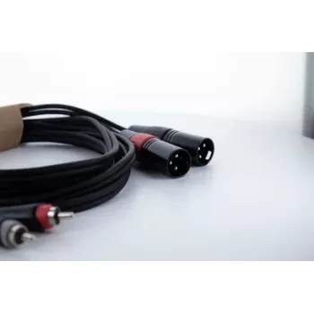 Câble Cordial EU 6 MC XLR vers RCA 6 m noir 14850