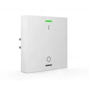 MDT BE-TAL6301.B1 KNX Push-button 1-gang with RGBW Status LED and Temperature Sensor, Studio White Glossy
