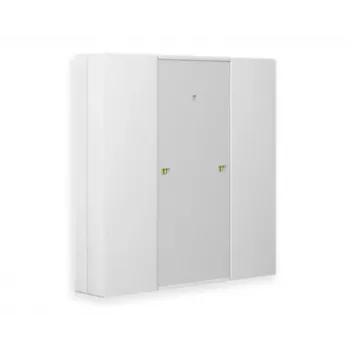 Bouton-poussoir sans fil KNX RF+ 2 voies Plus MDT RF-TA55A2.01 avec actionneur de commutation, blanc pur mat