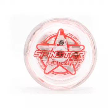 Yo-Yo phosphorescent rouge YoYoFactory Spinstar pour débutants à intermédiaires