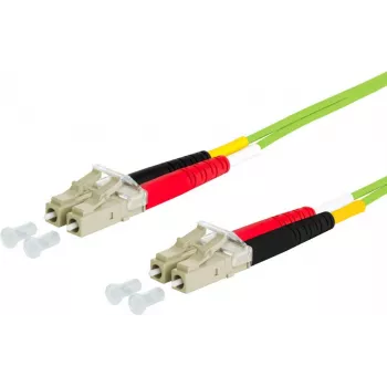 METZ CONNECT OpDAT Câble patch LC-Duplex/LC-Duplex OM5 3m vert citron 151R1JOJO30E