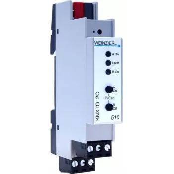 Weinzierl KNX IO 510.1 Actionneur de commutation 5444 avec 2 sorties, fonctions logiques et minuterie