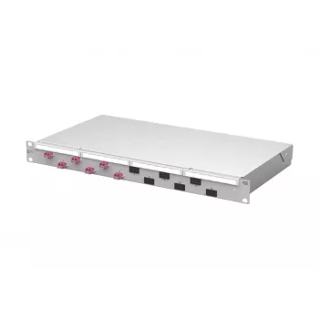 METZ CONNECT VIK Module de panneau de brassage fibre optique 6xLC-D OM4 1504507506-F