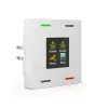MDT BE-TAS63T4.01 KNX Smart 63 Glass Push Button 4-fold with Color Display and Temperature Sensor, Studio White Glossy