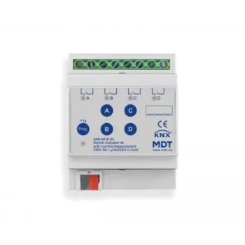 Actionneur de commutation MDT 4 voies, 4TE rail DIN, 16/20 A, 230 V AMI-0416.03