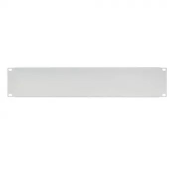 Panneau cache / façade de baie 19 pouces IT-BUDGET - 2U - version métal robuste - gris clair (90ITBBP2HEG)