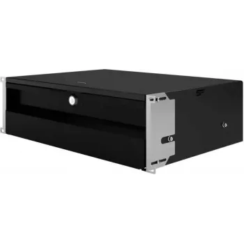 Tiroir rack 19 pouces IT-BUDGET pour petits appareils, documents, outils - 3U - verrouillable - noir (90ITBSL3HES)