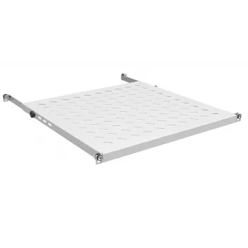 Étagère fixe 19 pouces IT-BUDGET pour baies serveur, 0,5U, profondeur 950 mm, charge 80 kg, gris clair 12WZ82648008011