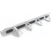 Panneau de gestion des câbles 19 pouces IT-BUDGET avec brosse et 4 supports métalliques, 1U, gris clair 90ITBKDFPMB1HEG