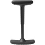 TRENDOFFICE BY DAUPHIN tabouret pivotant to-swift noir (assise en tissu, base en aluminium poli, réglage en hauteur 420-550 mm) 9299KGSFWKGSS73GSR10UGS165033