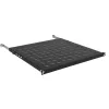 Étagère rack fixe 19 pouces IT-BUDGET 0,5U profondeur 450 mm 80 kg noire 12WZ82648003450161