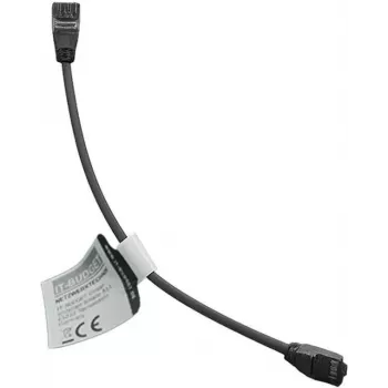 Câble patch slim IT-BUDGET Cat.8.1, S/FTP, 40 Gbit/s, 2000 MHz, noir, 0,15 m 90ITBSLIM81PK015S