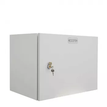 Armoire réseau murale 19 pouces IT-BUDGET Easy, 9U, 600x400 mm, porte en acier pleine, gris clair 90RR19CWV964MG