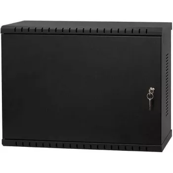 IT-BUDGET coffret de distribution mural 19 pouces, 3U, montage vertical à profondeur variable, 180 mm de profondeur, profondeur d'installation max. 300 mm, noir 90ITBWV19VTV3S