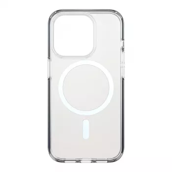 Housse Mag Clear Black Rock pour Apple iPhone 15 Pro, transparente (00221270)