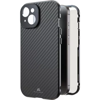 Black Rock Cover 360° verre pour Apple iPhone 16, véritable carbone (00228085)