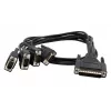 EXSYS Octopus Cable with 4 x 9 Pin, 1 Meter Long (EX-OPTC44-9-100)