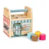 Gerardo's Toys Wooden Lock House Activity Toy for Toddlers 18m+