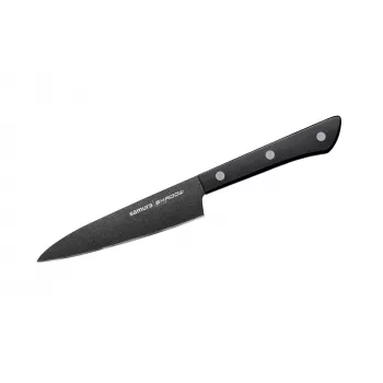 Couteau universel Shadow SAMURA 120 mm noir