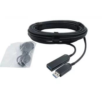 Câble optique actif (AOC) USB 3.2 Gen 1 EXSYS 10 m, USB-A vers USB-A, noir EX-K1691