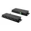EXSYS EX-6164 4-Port RS-232 Serial Device Server, Ethernet to Serial, Metal, 10/100 Mbps, Virtual COM
