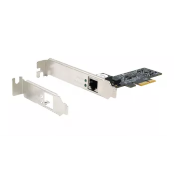 Carte réseau EXSYS 5 Gigabit Ethernet PCIe x1, Realtek RTL8126, RJ45, Low Profile EX-60151