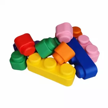 Gerardo's Toys GT3105 ensemble de blocs de construction souples, 42 pièces, mousse EVA, multicolore, pour enfants dès 12 mois