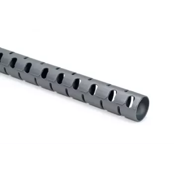Gaine de protection de câbles hélicoïdale Helawrap HWPP HellermannTyton argentée, 25 m, 16 mm, 161-64203