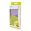 KIDSME Stay-in-Place Suction Placemat for Bowls, Bottles and Cups, 2-Pack, Lime & Lavender