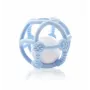 Balle de dentition en silicone Kidsme, bleu clair