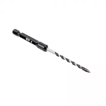 Foret à maçonnerie C.K Tools T3115 040 4 mm, queue hexagonale 1/4 pouce, pointe en carbure de tungstène, acier 40CR