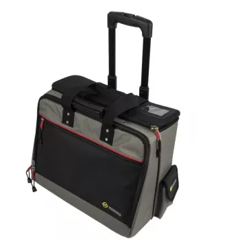 C.K Tools Magma chariot de technicien à roulettes avec 50+ compartiments, poignée télescopique, noir/rouge (MA2652)