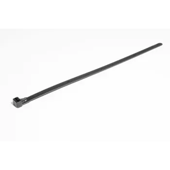 HellermannTyton REL250 collier de serrage réutilisable, 250 x 7,6 mm, noir, PA66, lot de 100 131-22560