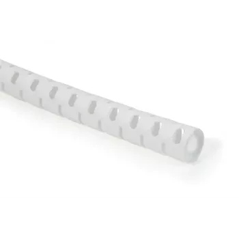 Gaine spirale pour câbles Helawrap HWPP HellermannTyton, blanche, 2 m, PP, faisceau 4-50 mm 161-64415