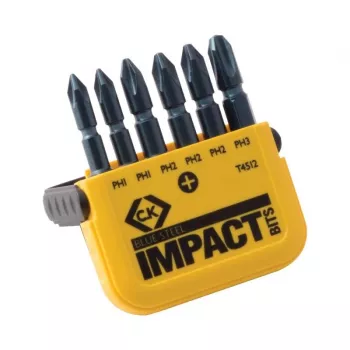 Coffret d'embouts Phillips à contrôle de torsion C.K Tools T4512 de 6 pièces