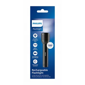 Lampe torche LED Philips SFL7005R/10, noire