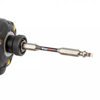 C.K Tools T4482 DEPZ2SL409D3 ensemble de 3 embouts tournevis, PoziDriv PZ2, plat SL4,0 mm et SL9,0 mm, 25 mm, hex 1/4 pouce, acier S2