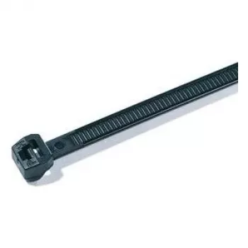 Serre-câble à denture extérieure série OS HellermannTyton 100 x 2,5 mm, noir, 100 pièces 118-04700
