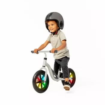 Chillafish Charlie 10 draisienne, beige, avec lumières, 1,5-4 ans