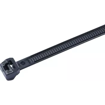 Serre-câble à denture extérieure série OS HellermannTyton T30ROS-HS-BK-C1, 145 x 3,4 mm, noir, 100 pièces 118-04800
