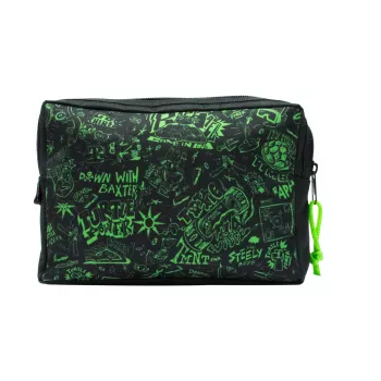 Thumbs Up Soft Fabric Pencil Case Black, Green 5056563715788