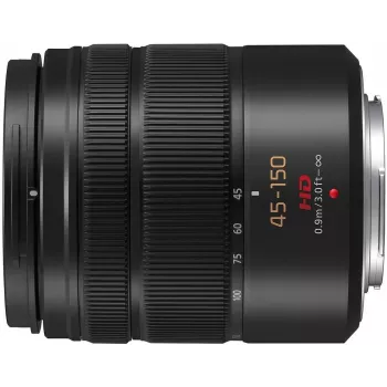 Objectif Panasonic Lumix G X Vario 45-150mm f/4.0-5.6 ASPH. MEGA O.I.S. (noir) H-FS45150E-K