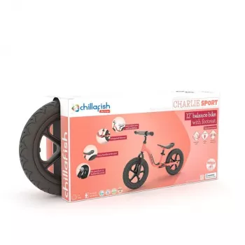Chillafish Charlie Sport 12, draisienne, Flamingo Pink, 2-5 ans